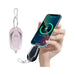 LLAVERO CARGADOR PARA IPHONE ROSADO