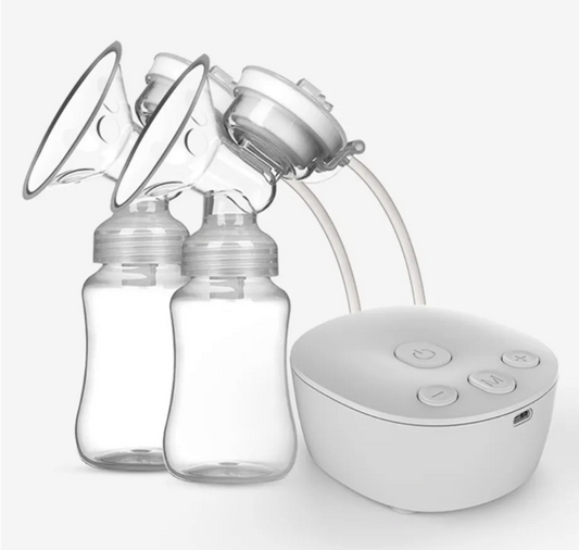 EXTRACTOR MATERNO ELECTRICO, INCLUYE 2 BIBERONES Y TODOS SUS ACCESORIOS